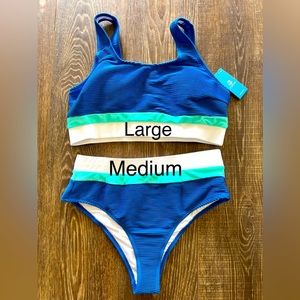High waisted Two piece swimsuit